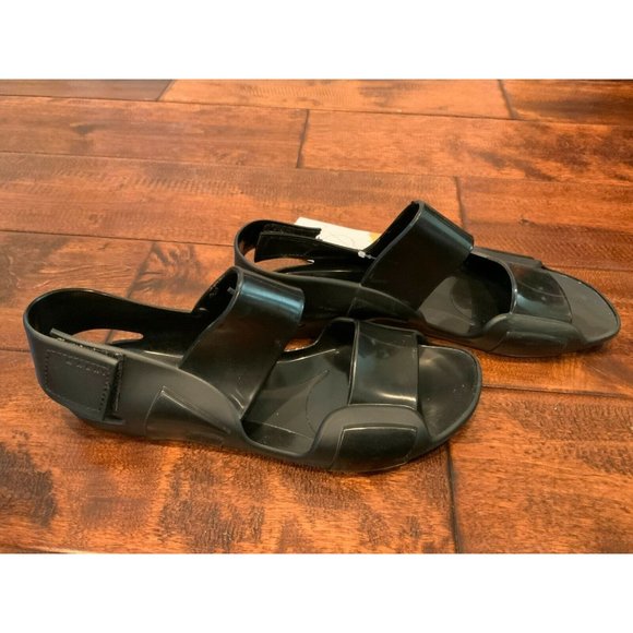 Marni Black Jelly Strappy Sandals W/ Hook & Loop Closure, Size 8 (US), 38 (IT) - Picture 1 of 8
